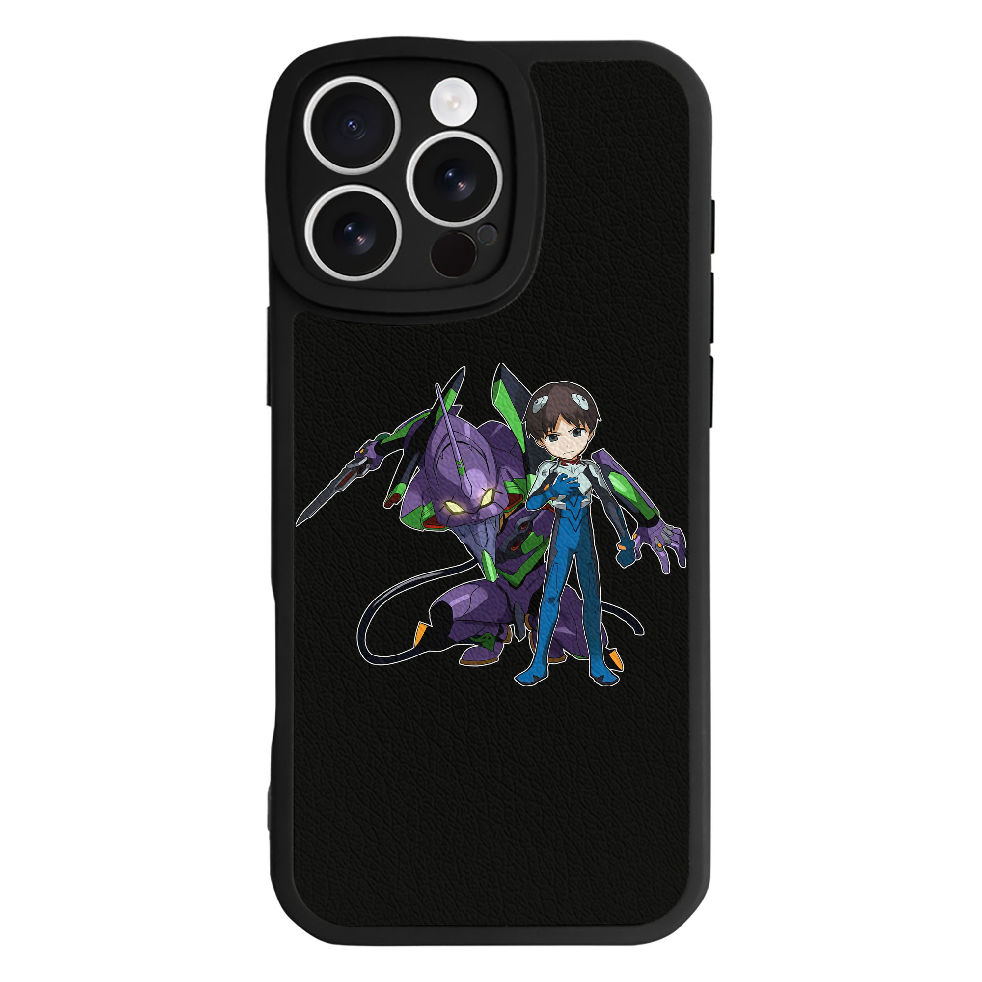 （画像用） EVA 新世紀エヴァンゲリオン 【iPhone 16シリーズ対応】シリコンスマホケース（レザー調） 材質：シリコン
